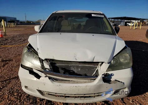 2007 Honda Odyssey Ex z USA, uszkodzony, nr VIN 5FNRL38437B141518